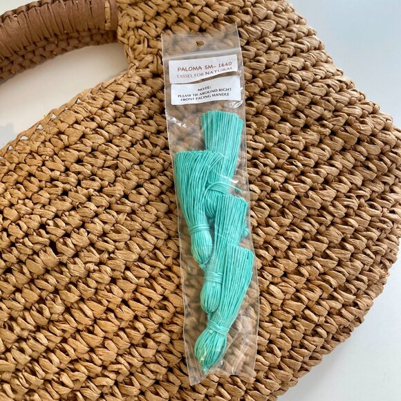 FALLON & ROYCE - Paloma Natural Woven Straw Tote Bag (NWT) - Picture 2 of 6